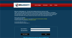 Desktop Screenshot of mralmighty.com